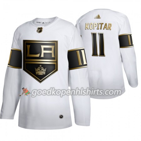 Los Angeles Kings Anze Kopitar 11 Adidas 2019-2020 Golden Edition Wit Authentic Shirt - Mannen